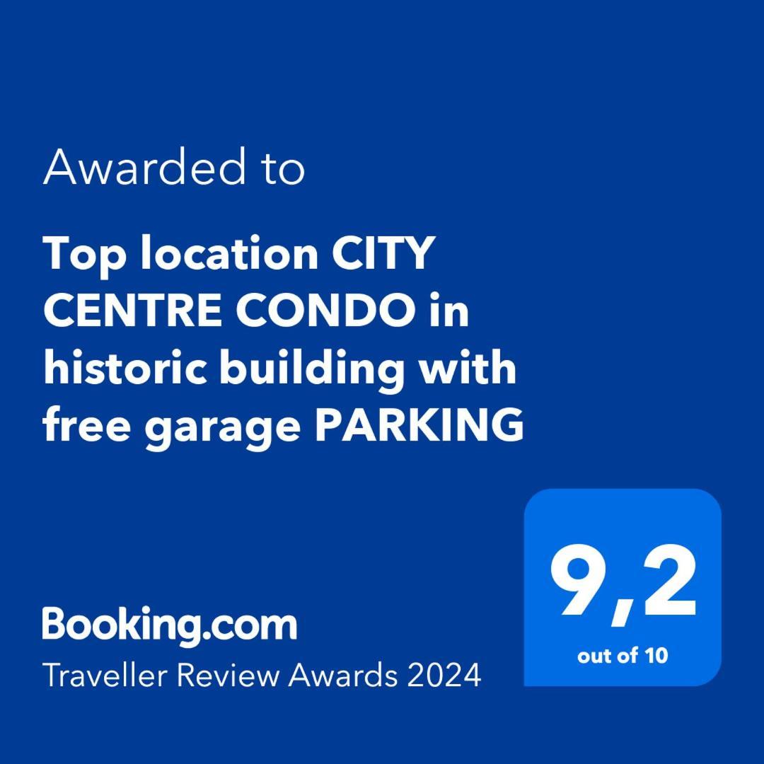 Top Location City Centre Condo In Historic Building With Free Garage Parking Lublana Zewnętrze zdjęcie